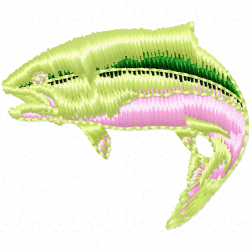 Fishes Embroidery Design 8 Fishes Embroidery Design 8